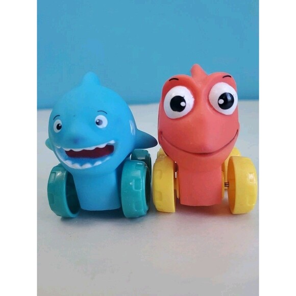 Set Of Two Frish Cars Shark Clown Fish Pre School - Picture 3 of 12